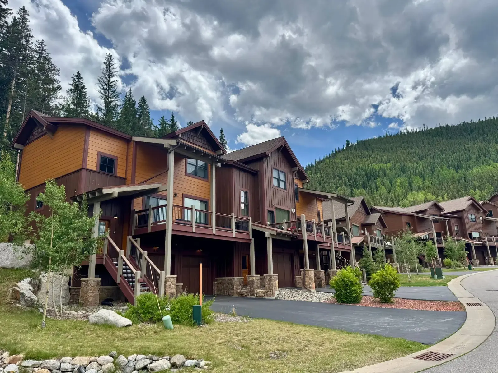 The Alders, Luxury Keystone townhome among evergreens, luxury vacation rental in Keystone, Colorado
