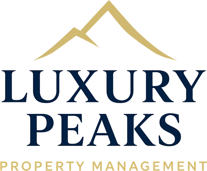 The Alders, Luxury Peaks Property Management logo, luxury vacation rental in Keystone, Colorado